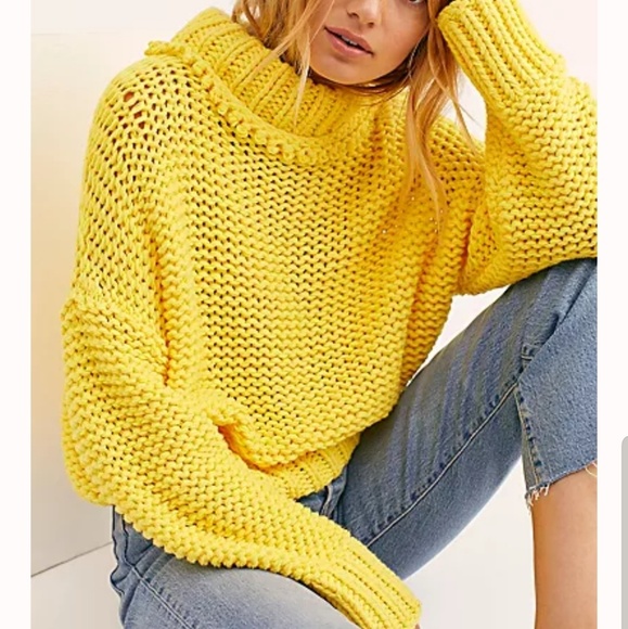 Free People My Only Sunshine Sweater sz xs - Picture 2 of 4